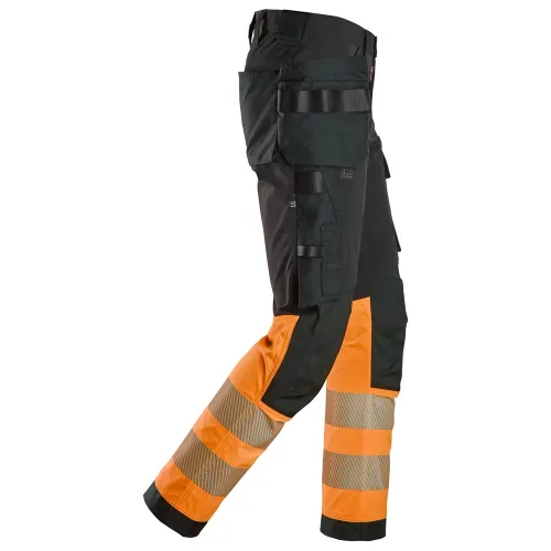 6231 Spodnie odblaskowe z 4-kierunkowego stretchu z workami kieszeniowymi EN 20471/1 Snickers 