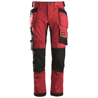 6241-1604 spodnie Stretch Allroundwork z Workami Kieszeniowymi Snickers + Miarka gratis