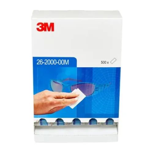 3M™ Jednorazowe chusteczki do czyszczenia soczewek, 26-2000-00 (500 szt)