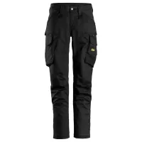 6703 Spodnie Stretch bez kieszeni nakolannikowych AllroundWork - damskie Snickers