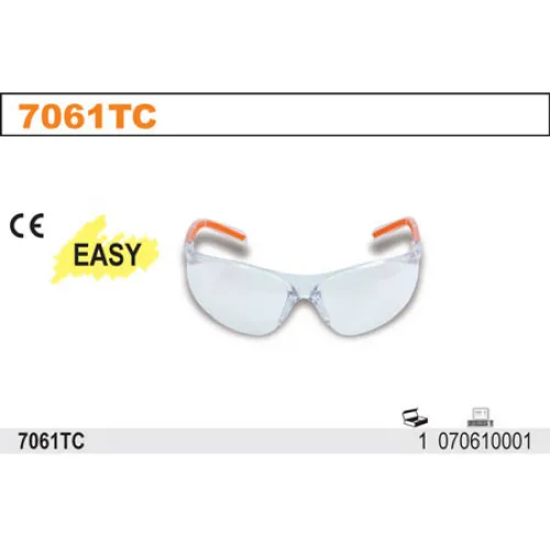 7061Tc okulary ochronne z bezbarwnymi Soczewkami z poliwęglanu Beta 15641